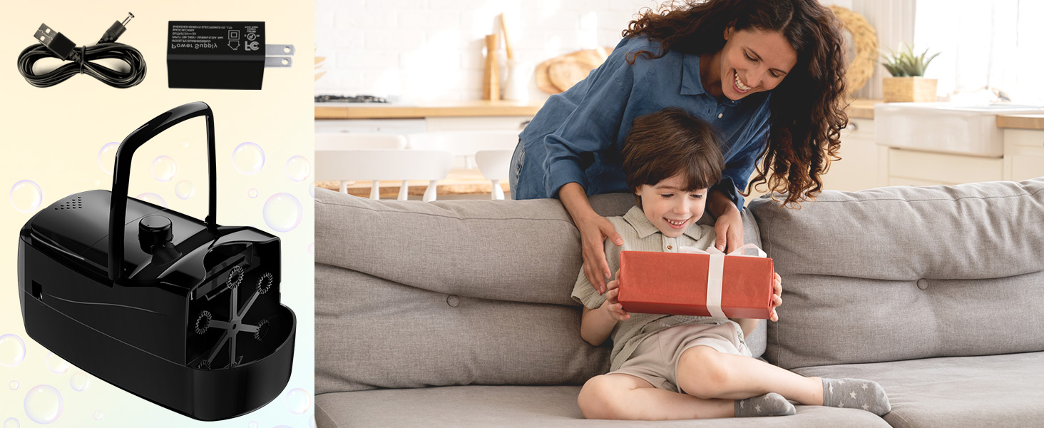 bubble machine for toddlers 1-3 for kids for parties for wedding bubble maker bubble blower