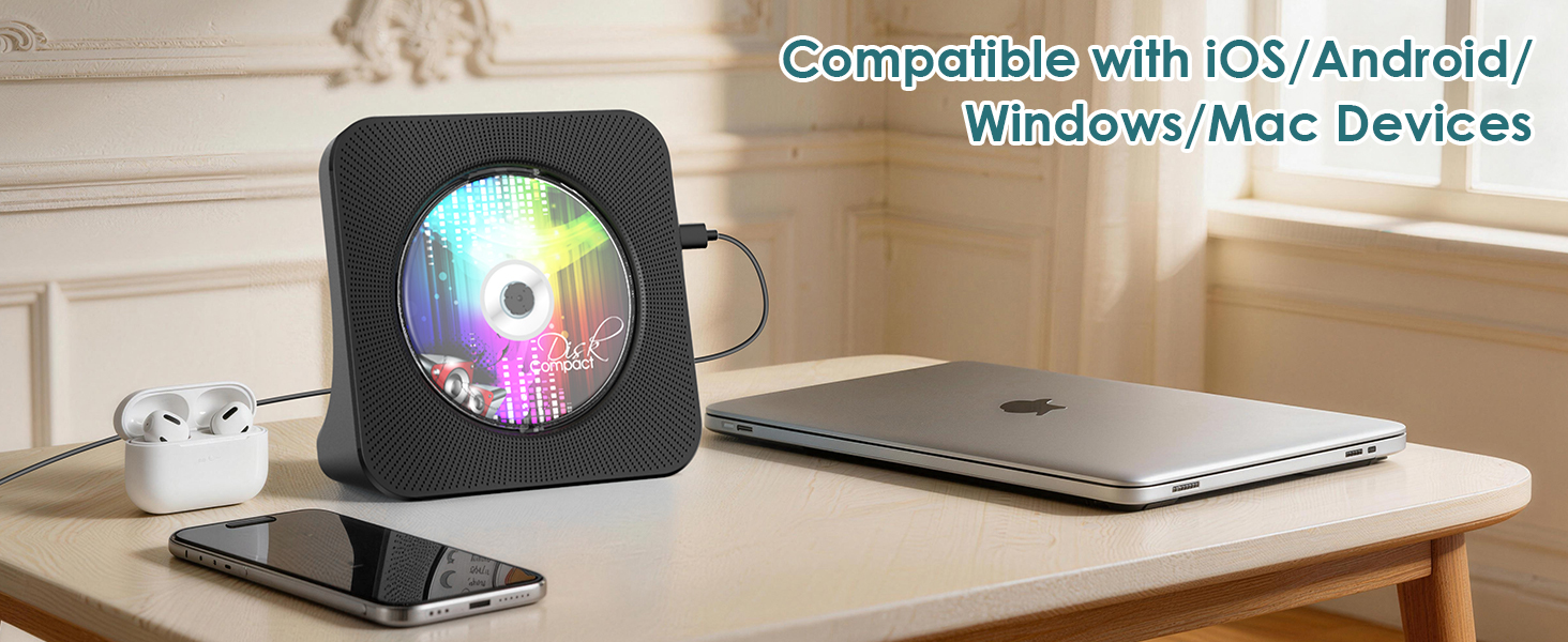 cd player with speakers