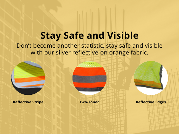 Wolf High-Visibility Reflective Full-Brim Hard Hat Mesh Sun Visor Neck Shade