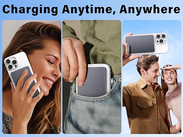 portable charger wireless battery pack thin small slim light
