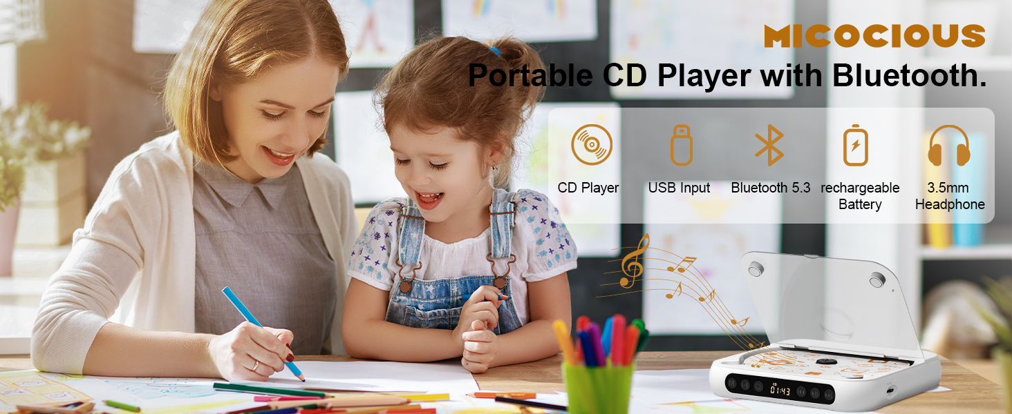 KC918 white cd player