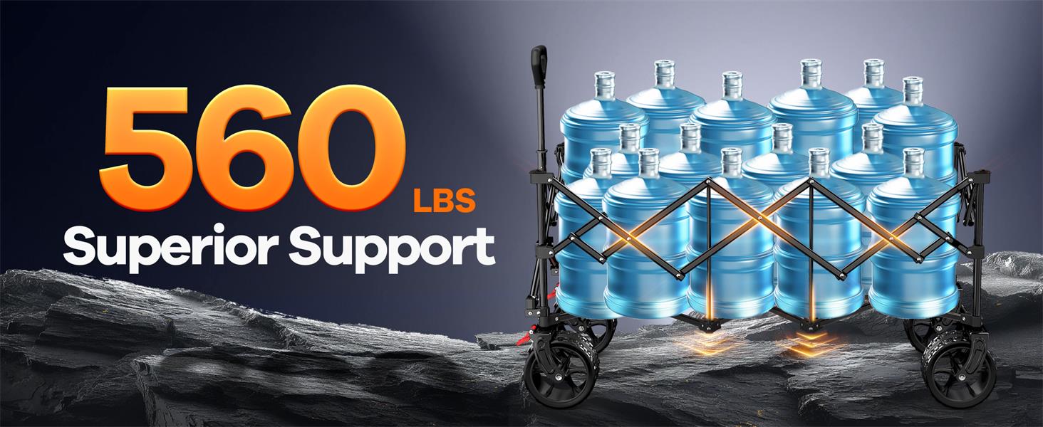 560lbs high weight capacity can support a lot of weight