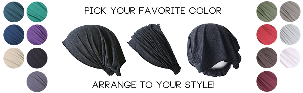 wide headband thick folded wrap head cover elastic big heads small head chemo mujer sportiva sports