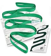 Trideer Stretching Strap Yoga Strap for Physical Therapy, 10 Loops Yoga Straps for Stretching, No...