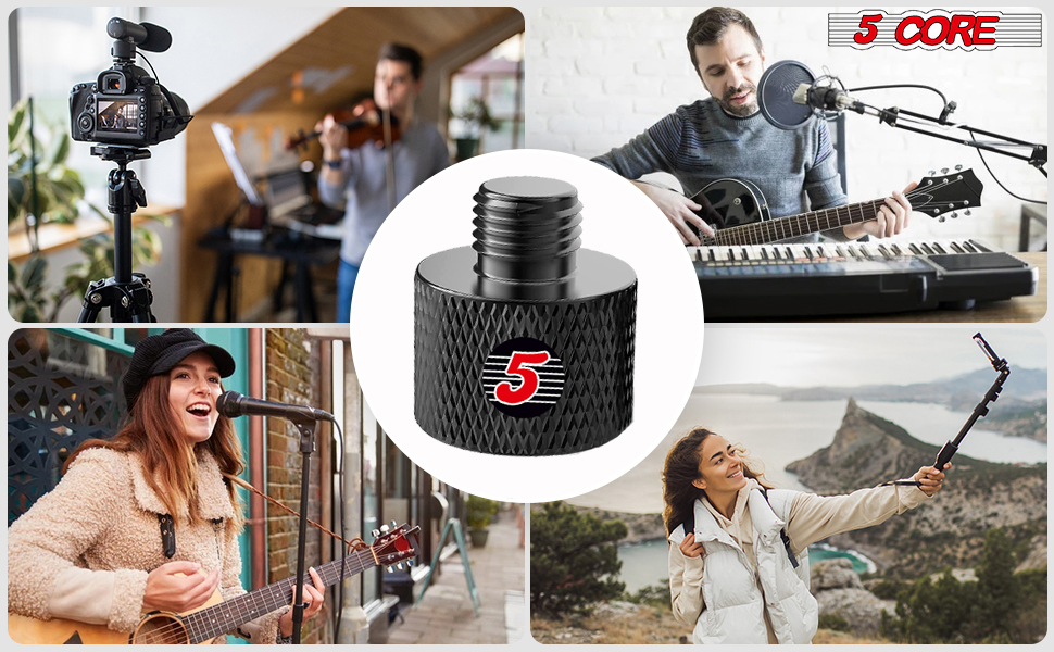 mic stand adapter, mic stand parts, mic mount adapter, microphone stand adapter, mic screw adapter