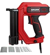 KITLUCK Brad Nailer, 2-in-1 120V Electric Staple Gun/Nail Gun with 1400pcs 18 Gauge Straight Nail...