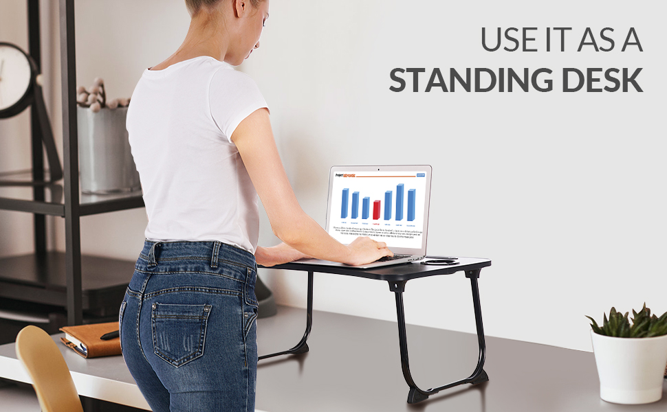 standing work for laptop desk