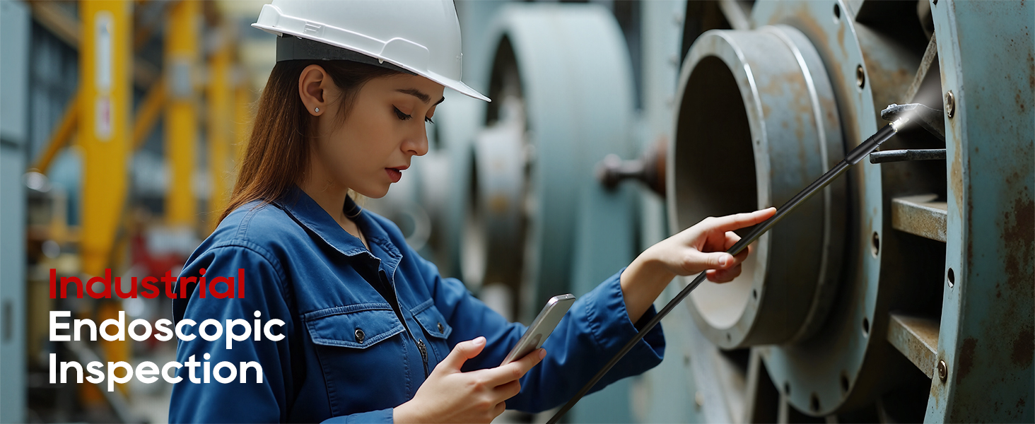 endoscope camera with light