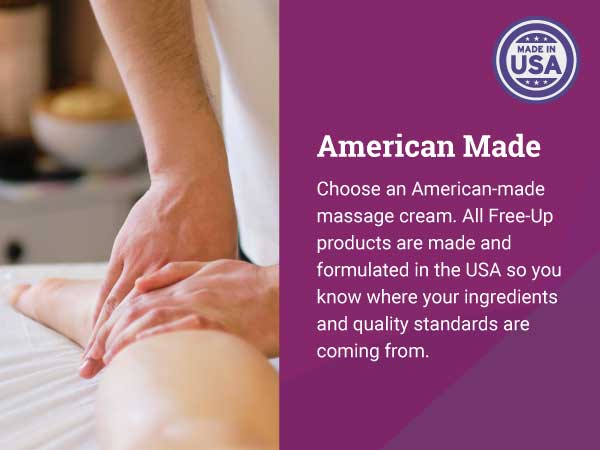 All Free-Up products are made and formulated in the USA ingredients quality standards