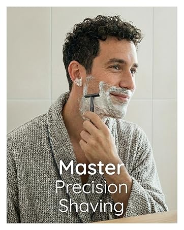 man shaving