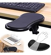 Armrest Support,Keyboard Wrist Rest Pad,with Mouse Wrist Cushion Support for Office Adjustable Wr...
