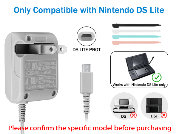 Only Compatible with Nintendo DS Lite