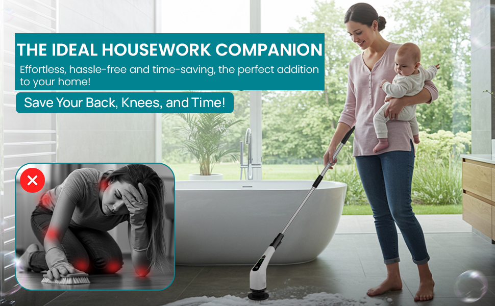 Electric spin Scrubber