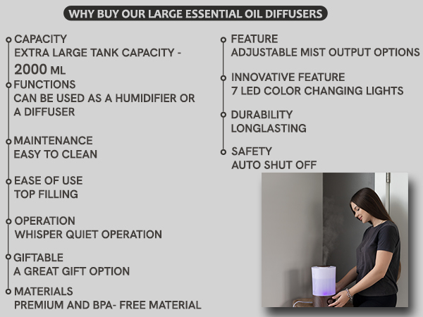 difusores extra large filling containers storage aromatherapy diffuser combination design massage