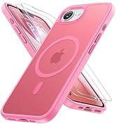 Miracase for iPhone 16e case &amp; iPhone 17e Case for MagSafe [with 2×9H+ Screen Protectors] TOP Mil...