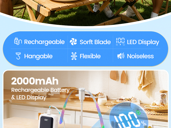 2000mAh Rechargeable Battery