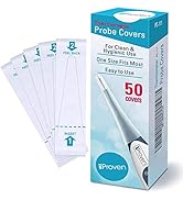iProven Disposable Probe Covers for Oral Thermometer and Rectal Thermometer, 50 Count - iProven P...