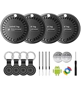 Air Tags for Android,Air Tags-4 Pack Android,2 Year Battery Life,Air Tracker Tags with 4 Case,Goo...