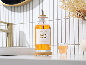mouthwash dispenser for bathroom