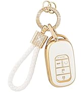 PIFOOG 5 Button Key Fob Cover for Honda Civic HRV CRV 2023 2022 Accessories Car Smart Keys Shell ...