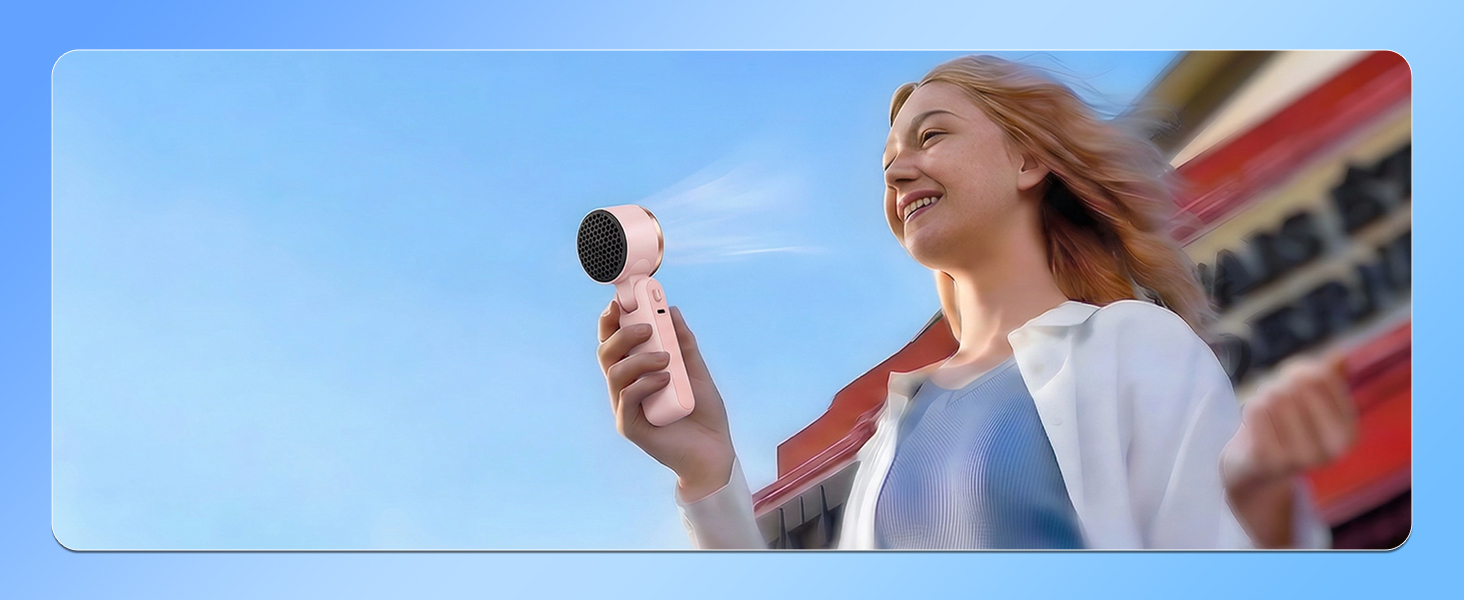 portable handheld fan