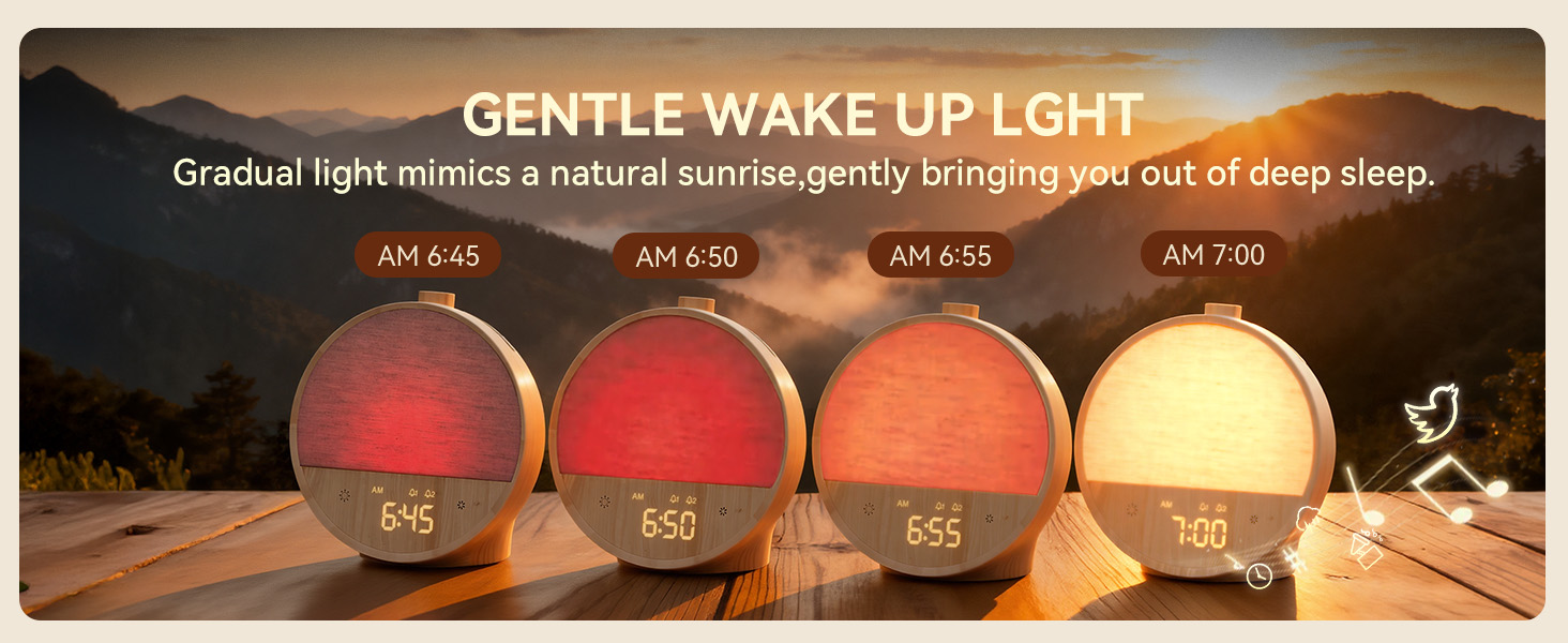 gentle wake up light