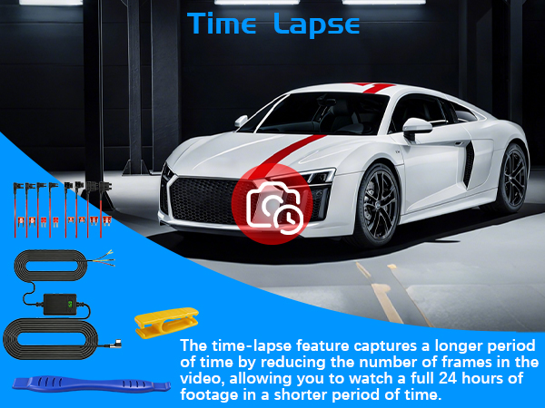 Dash cam Hardwired kit, USB-C Hardwired Cable kit, 12V-24V to 5V Hardwired Cable kit