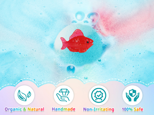 bath bombs for kids bath bombs bath toys kids easter basket stuffers easter gifts for kids 3-5