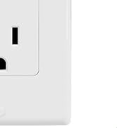 20 Pack - POWAWINI Standard Electrical Outlet 15 Amp, 2 Pole 3 Wire, Non-Tamper Resistant, NEMA 5...