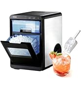 VEVOR Countertop Ice Maker, 44 lbs per Day, Self-Cleaning Portable Machine with Scoop, Drawer-Sty...