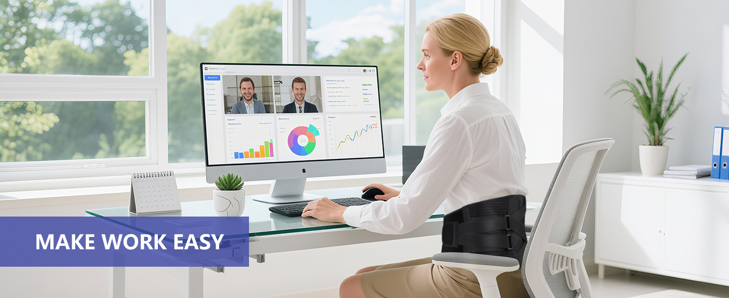 Get superior back support with lighter-than-air comfort!