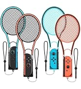 Tennis Racket for Nintendo Switch&amp;OLED/Switch 2 (2025), Hand Grip Holder Accessories for Joycon 2...