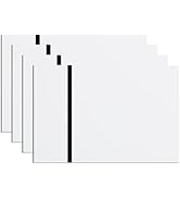 Double Color Acrylic Sheet (8" x 12", 200 * 300 mm, 4 Pieces)-White/Black