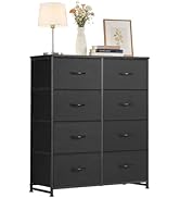 Accver 8-Drawer Fabric Dresser, Chest of Drawers Clothes Cabinet for Closet &amp; Bedroom, Storage Or...