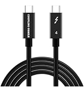 COUPLING USMILE Thunderbolt 4 Cable 3.3ft(Intel Certified), Supports Single 8K or Dual 4K@60HZ Di...