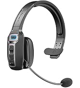 LEVN Bluetooth Headset with Microphone, Trucker Bluetooth Headset with AI Noise Cancelling &amp; Mute...