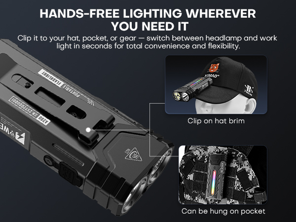usb c flashlight magnetic