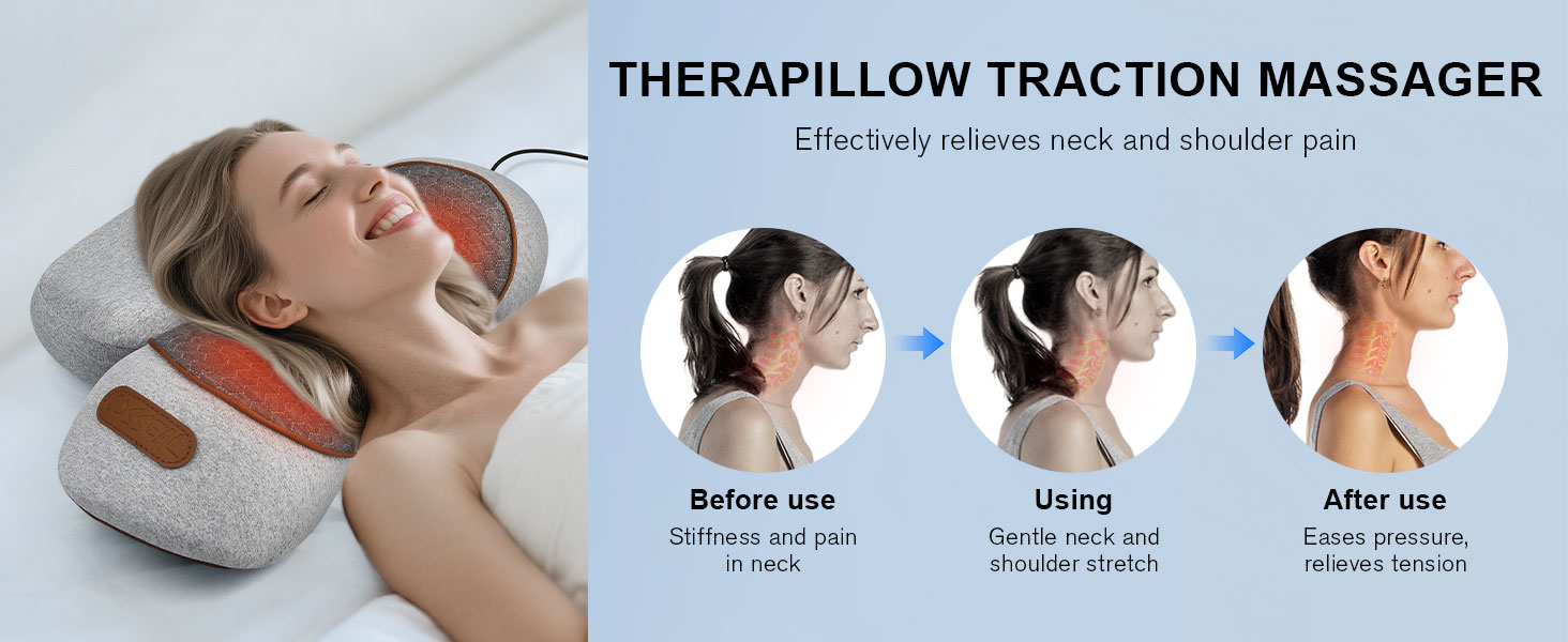 callixe thera pillow massage neck hump