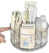 MINDFARGE Heavy Duty Rotating Pencil Holder, Desk Organizer with Multi-Compartment Design-Stylish...