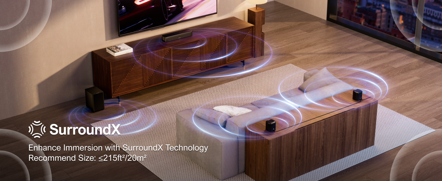 surround sound system for tv