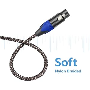 XLR female to 1/4" TRS A+-4