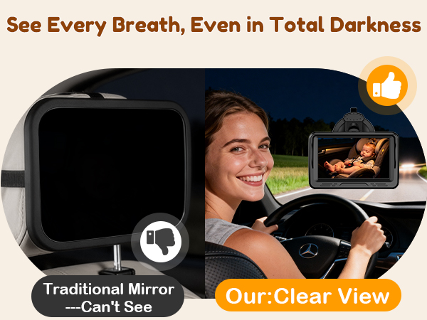 car baby camera with night vision