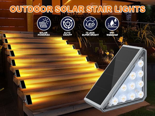 Outdoor Solar Stair Lights