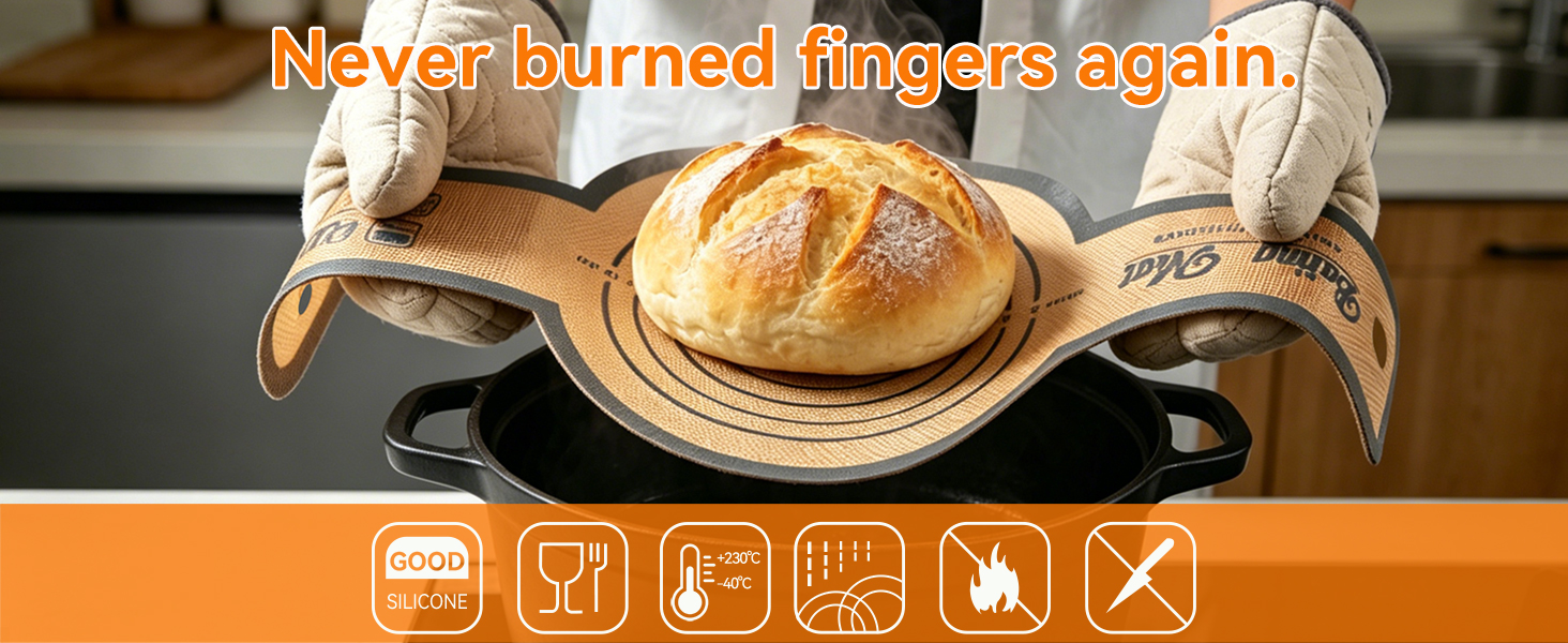 long heat-resistant handles