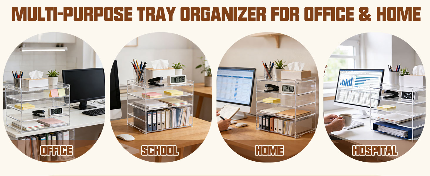 acrylic desk accessories