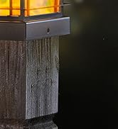 Solar Flame Post Lights