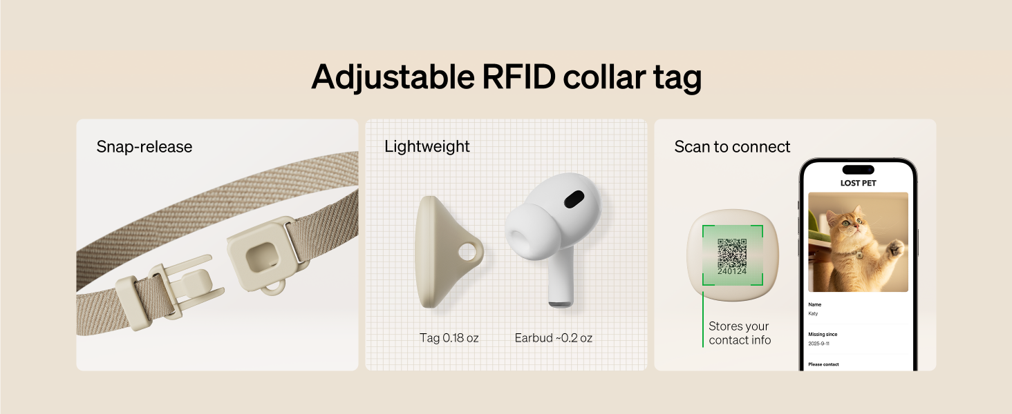 RFID collar tag