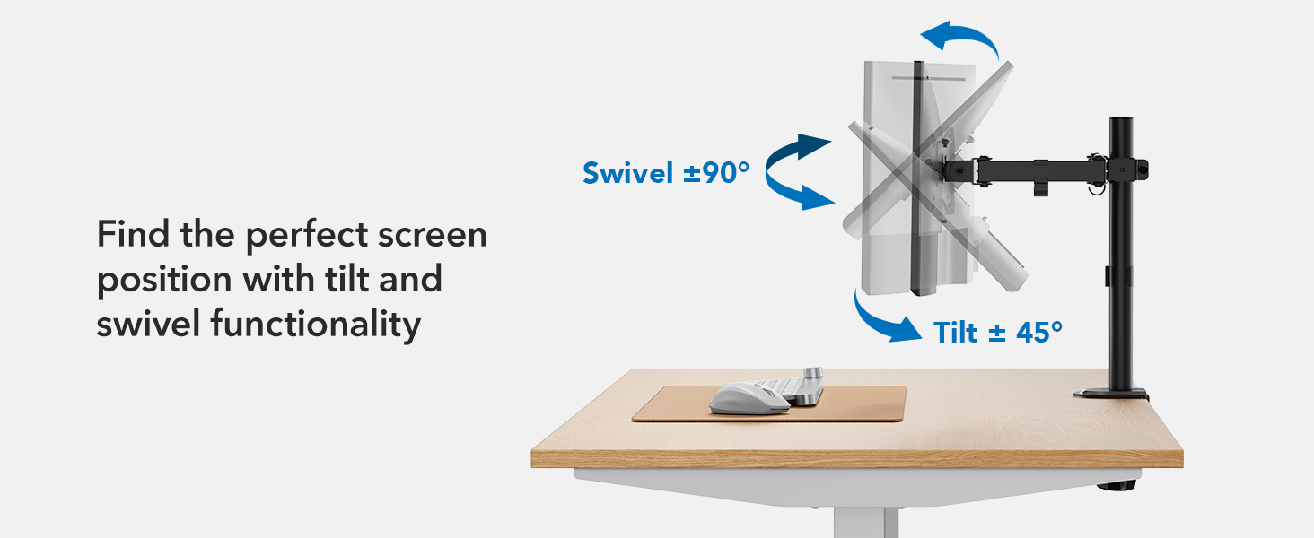 Tilt &amp; Swivel Range