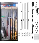 Martronic Door Activated Safe Light Kit, Multiple Packs 12 Inch 5000K Black Led Safe Lighting Kit...