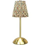 SupBri Cordless Table Lamp Rechargeable,Fabric Shade Desk Lamp, Dimmable LED Battery Powered Lamp...